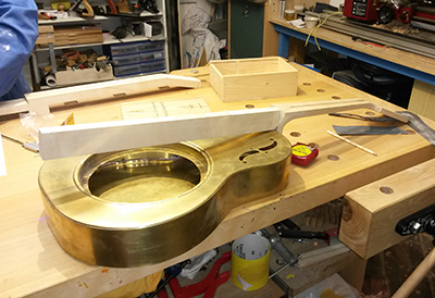 DIY Resonator Guitar Neck Construction