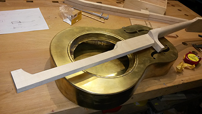 DIY Resonator Guitar Neck Construction