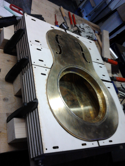 Homemade Resonator Guitar solder jig